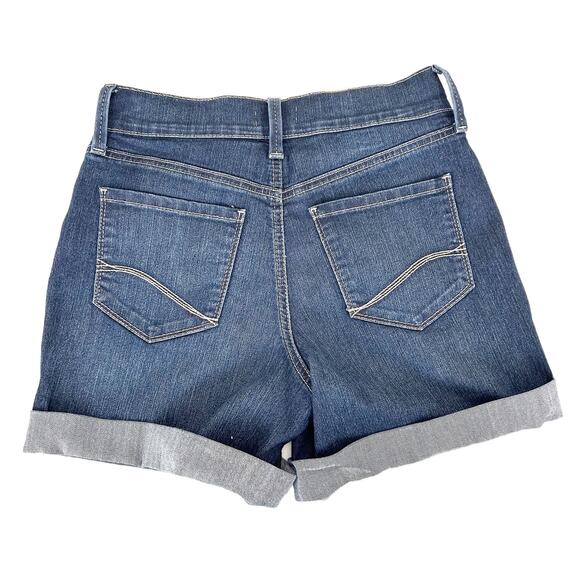 NYDJ Cuffed Jean Shorts Sz 2P - Picture 6 of 7